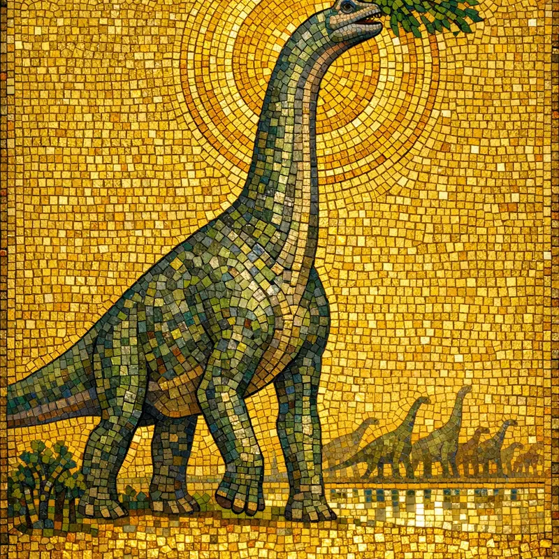 Brachiosaurus — Byzantine Gold