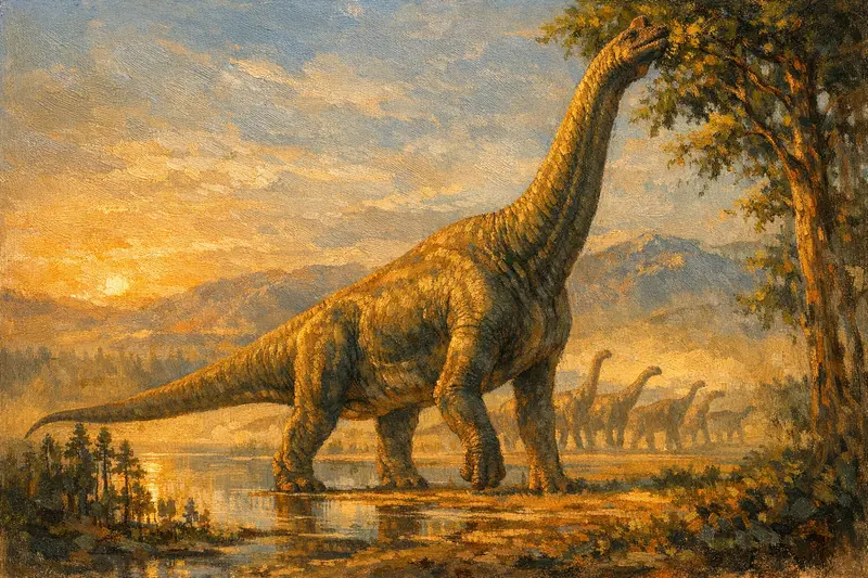 Brachiosaurus — Museum Paleoart