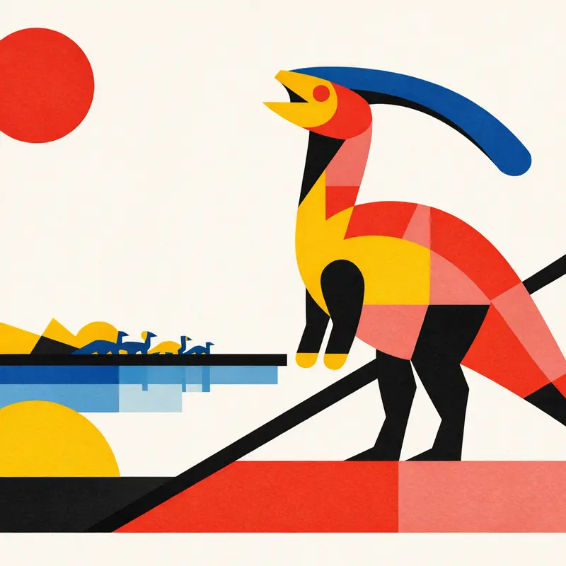 Parasaurolophus — Bauhaus