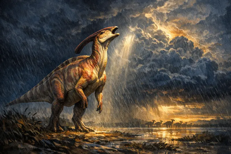 Parasaurolophus — Storm Light