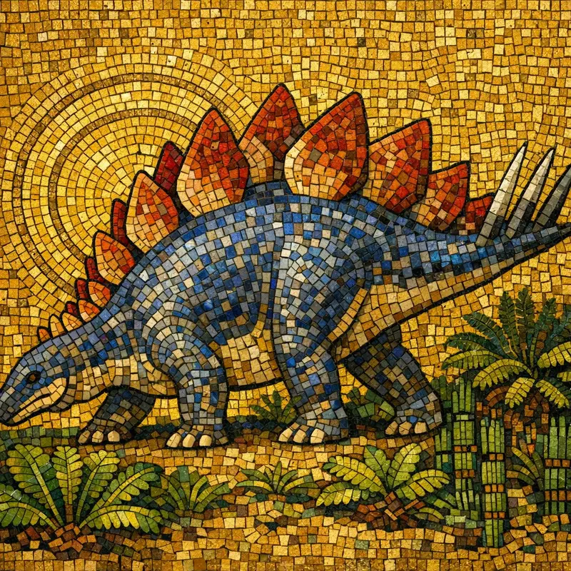Stegosaurus — Byzantine Gold