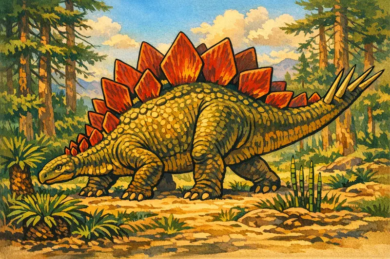 Stegosaurus — Golden Age Cel