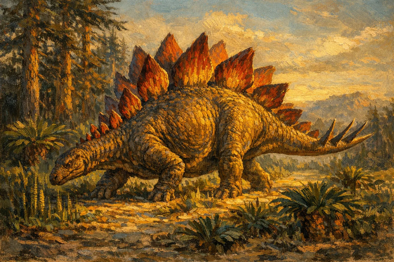 Stegosaurus — Museum Paleoart