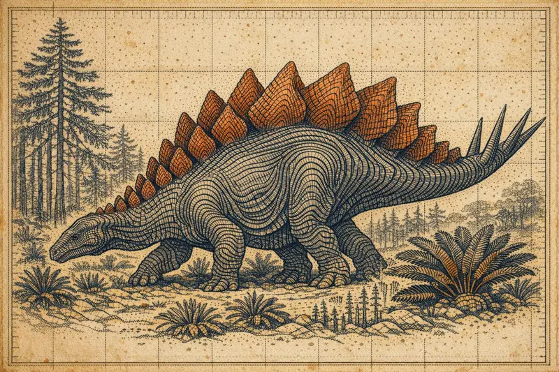 Stegosaurus — Topographic