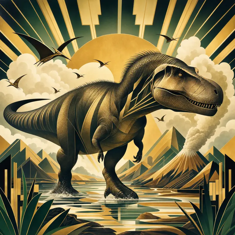 T. rex — Art Deco
