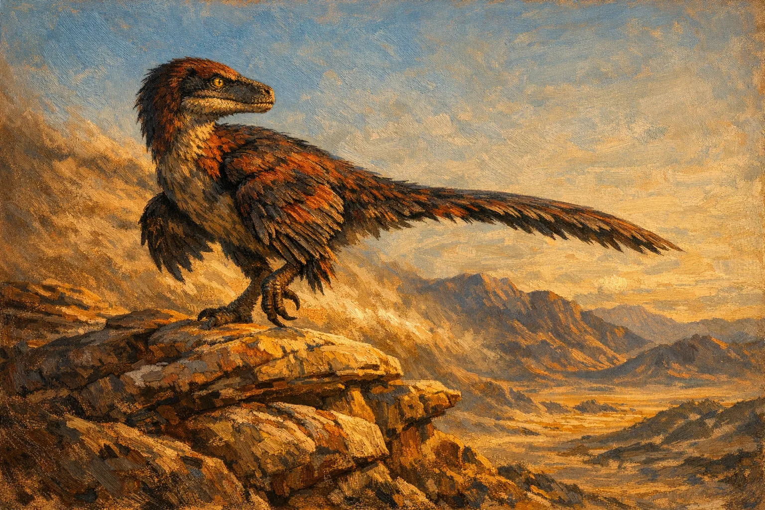 Velociraptor — Museum Paleoart